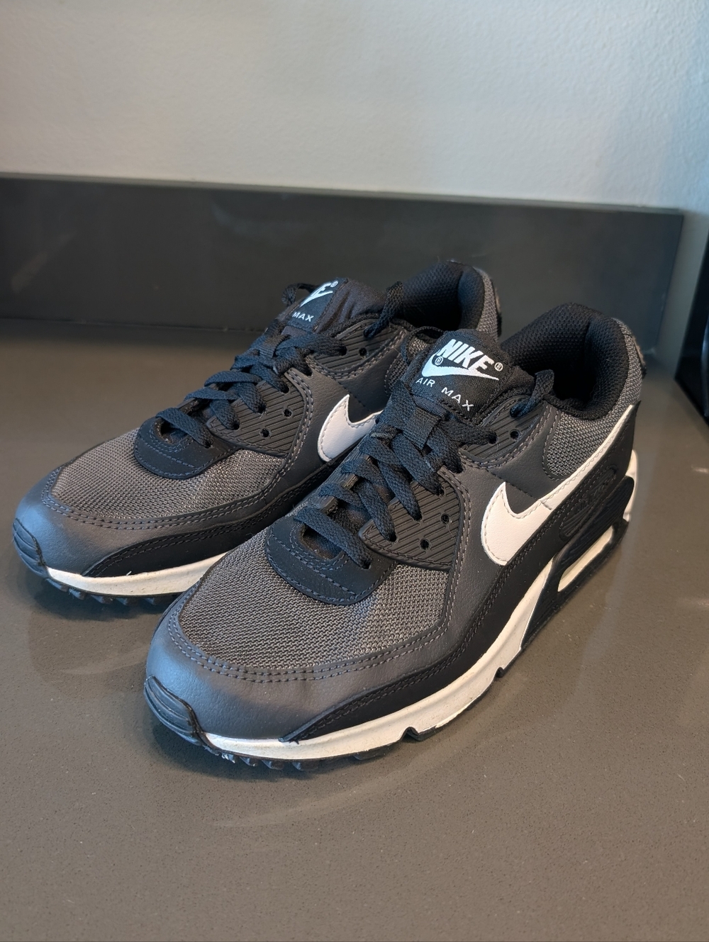 Nike air max 90s sneakers, Men's size 8/Women's 9.5, black